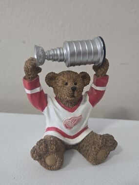 New Jersey Devils Stanley Cup NHL Elby Powerplay Teddy Bear 10cm Tall Fig /2003